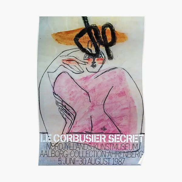 

Секретный постер Le Corbusier, декор комнаты, картина на стену, винтажное забавное украшение для дома, Современная роспись, без рамки