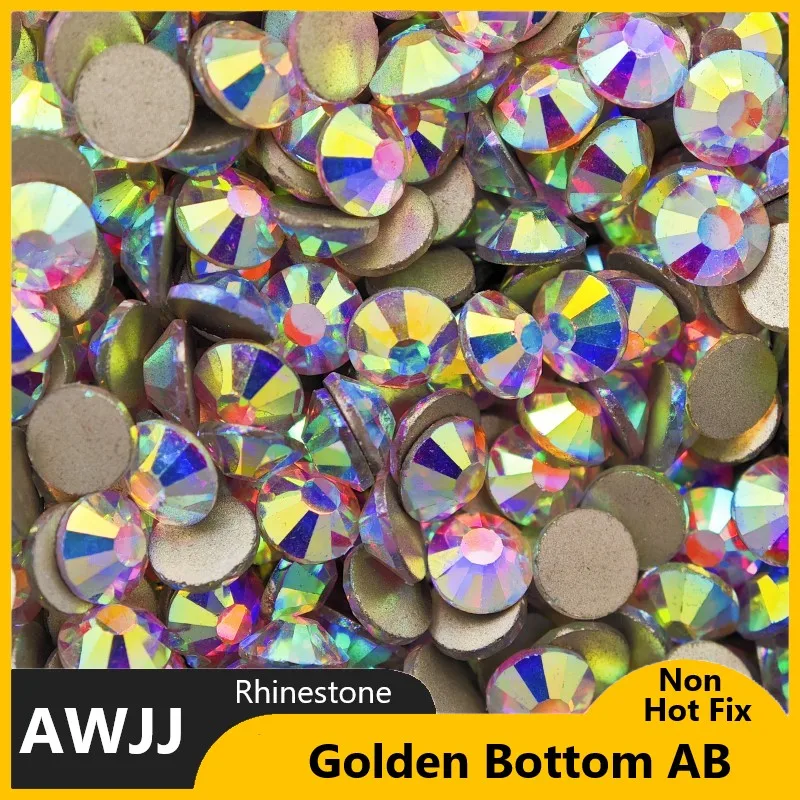AWJJ Boutique Crystal AB не горячая фиксация Женская задняя планка ткань одежда искусство