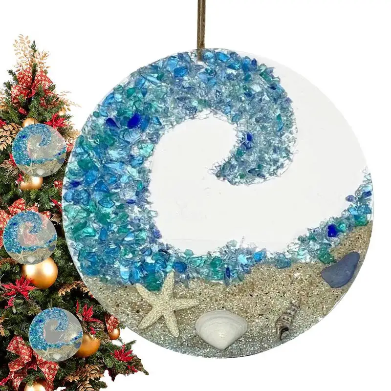 Морской стеклянный ловец солнца океанская волна орнамент пляжная тема украшение