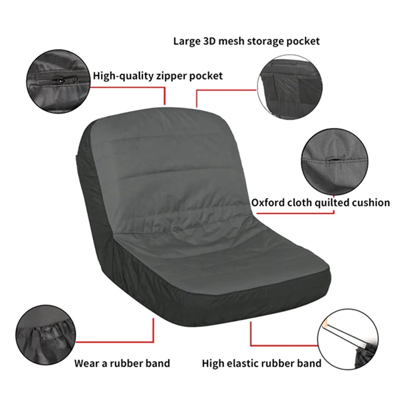 2 упаковки универсальная газонокосилка трактор аксессуары чехол для сидений