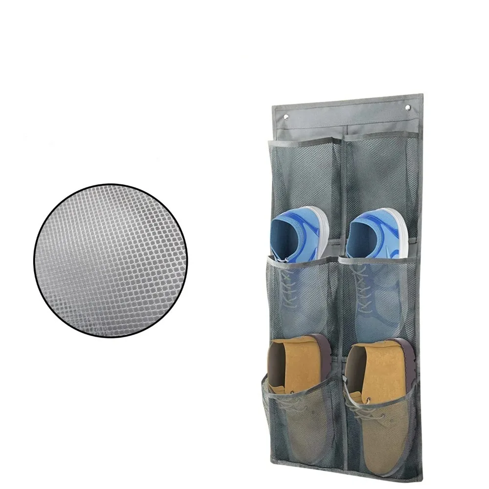 

Настенная сумка для хранения, 6 сеток, черная