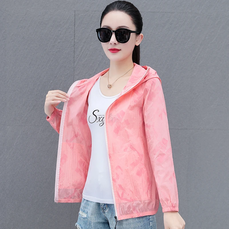 Новинка Y2K летнее пальто с капюшоном солнцезащитное женское 2024 универсальные