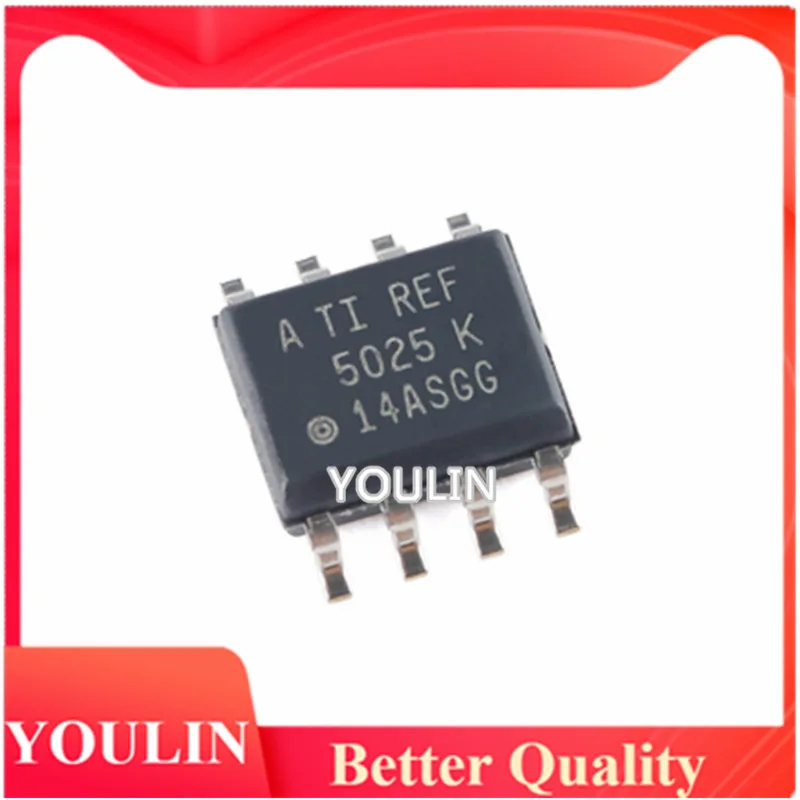 

10pcs Original genuine patch REF5025AIDR SOIC-8 2.5V precision series voltage reference chip