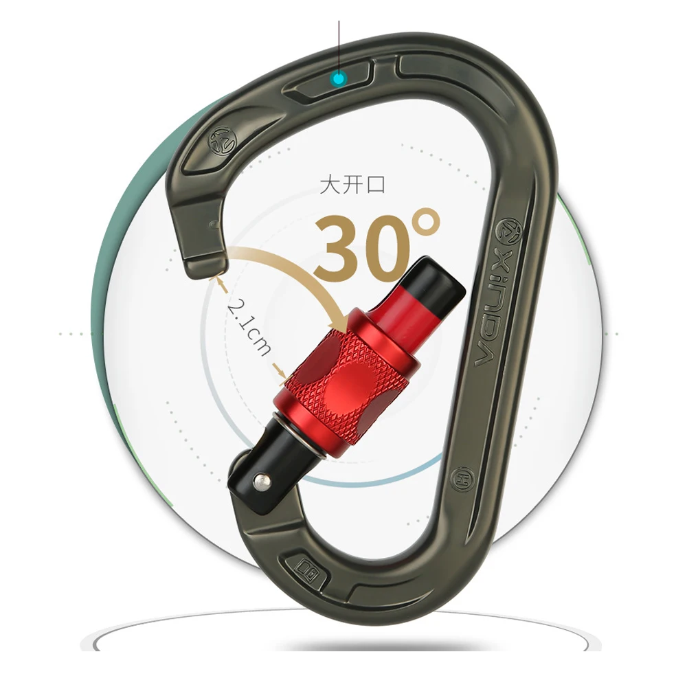 

P518 наружная грушевидная предохранительная Пряжка из авиационного алюминия 7075, итальянская половинная Пряжка для опускания кабеля, основной замок