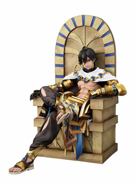 Экшн-фигурка из ПВХ с рисунком аниме Fate Fate/Grand Order Ramesses II ozymandays сидящая
