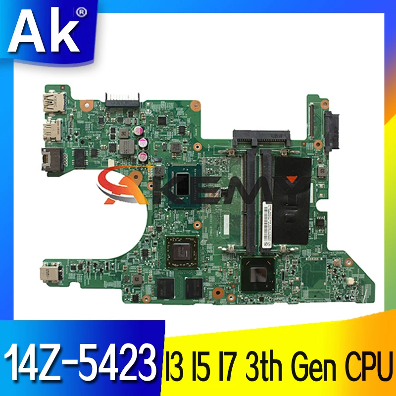 

11289-1 For DELL 5423 motherboard For DELL Inspiron 14Z-5423 motherbard with I3 I5 I7 3th Gen cpu Mainboard CN-0MRRJR 0K76FX