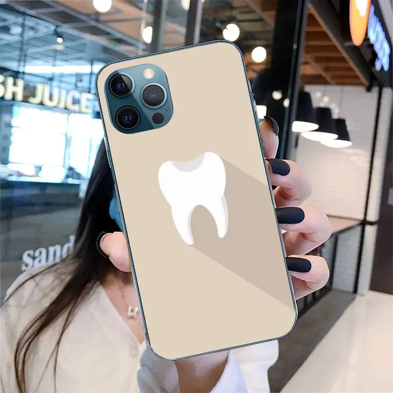 Смешной зубастый чехол для телефона Iphone 11 12 13 Pro Max 5s 6s 7 8 Plus X Xr Xs Se 2020 Mini.