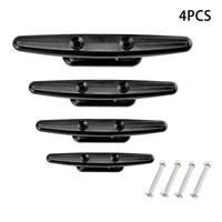 4pcsset diy beach with hardware boat dock cleats lake multifunction tie down black nylon cable bolt dock cleats