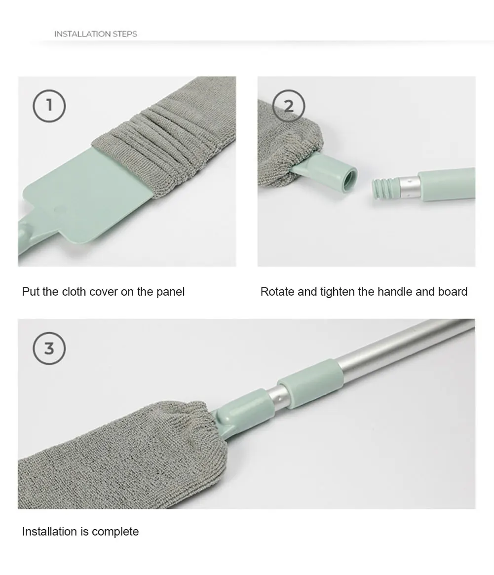 

Щетка телескопическая с длинной ручкой для уборки пыли и щелей, подходит для кухни, ванной, прачечной и гаража