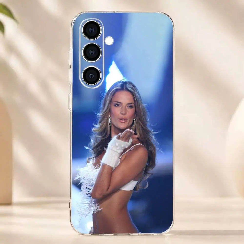 Фото Чехол для телефона supermode AA A-Alessandra Ambrosio, прозрачный мягкий силиконовый чехол для Samsung A73, A72, A71, A70, A53, A52, A51 №2