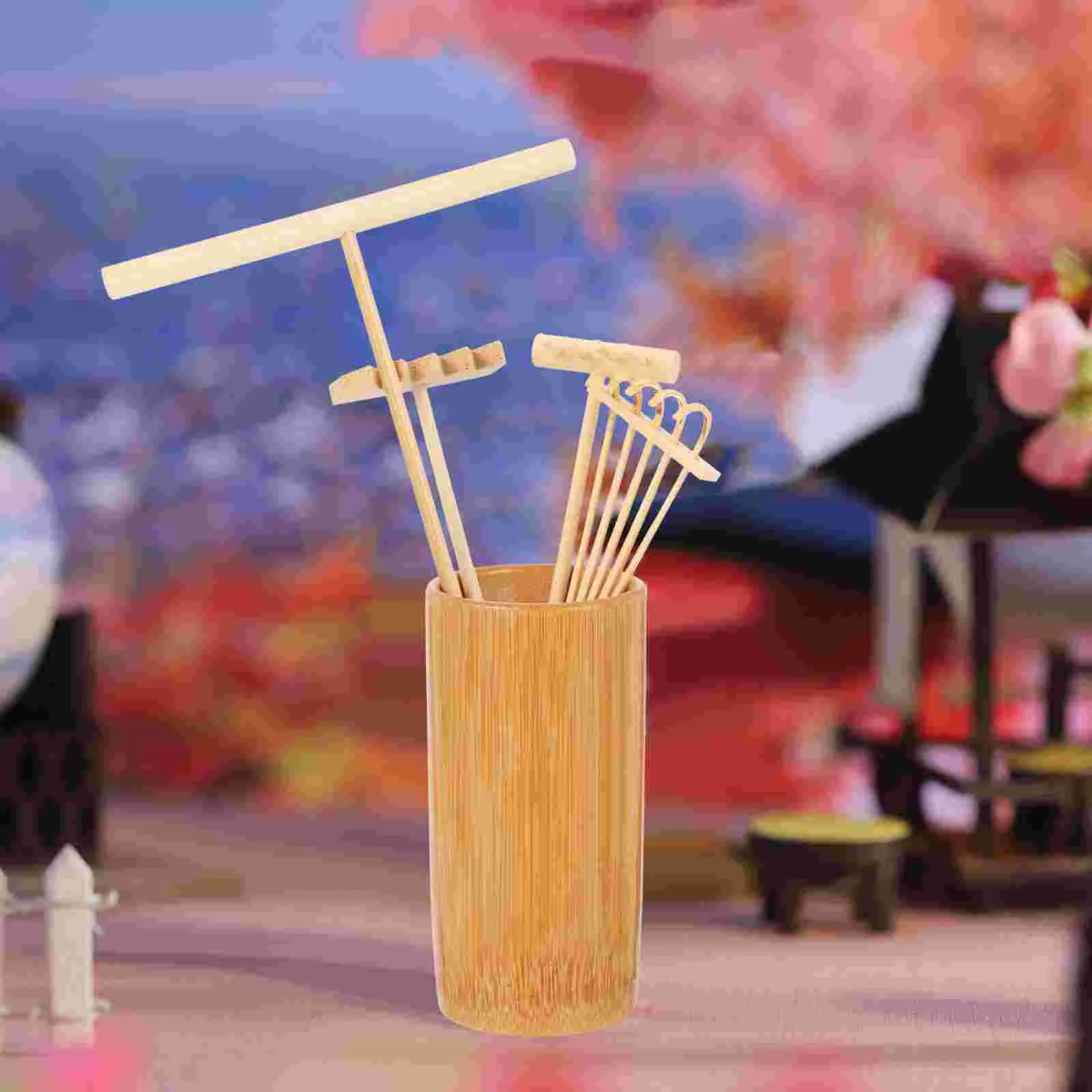 Декор сухой горный грабли набор ремесел реквизит для макета сцены маленький