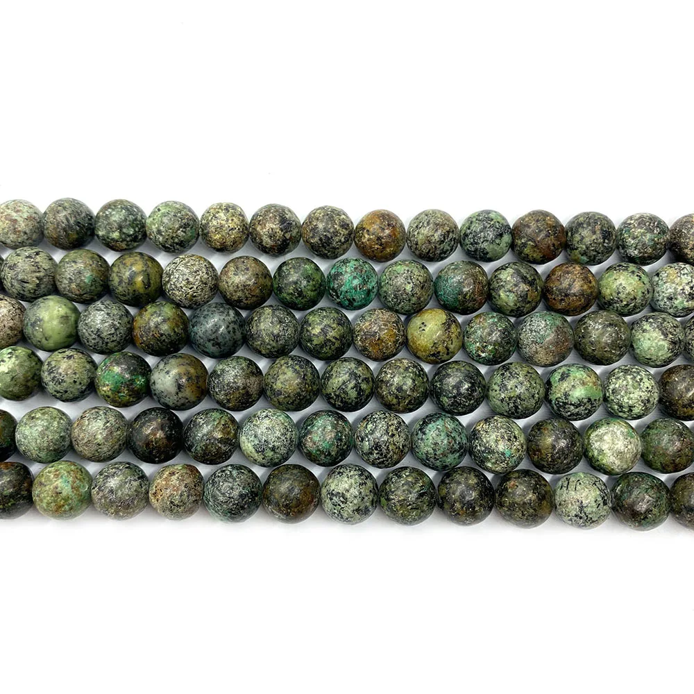 

Natural Stone Loose Spacer Beads for Jewelry Making DIY Bracelet Necklace Earring Round African Pine Stone Gem Beads Accessories