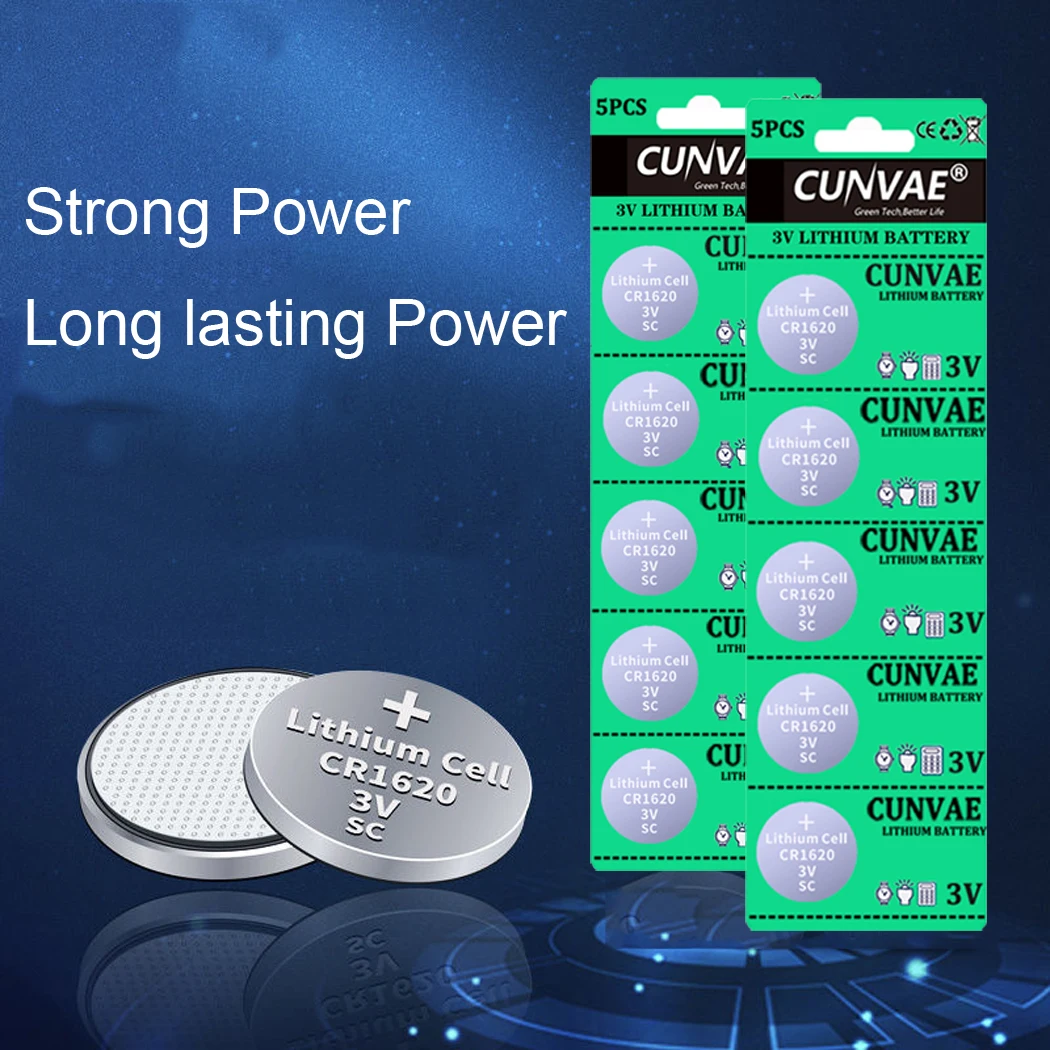 10 шт./лот оригинальный CR1620 DL1620 кнопочный Аккумулятор для часов автомобильный пульт дистанционного управления cr 1620 ECR1620 GPCR1620 3v литиевые батареи
