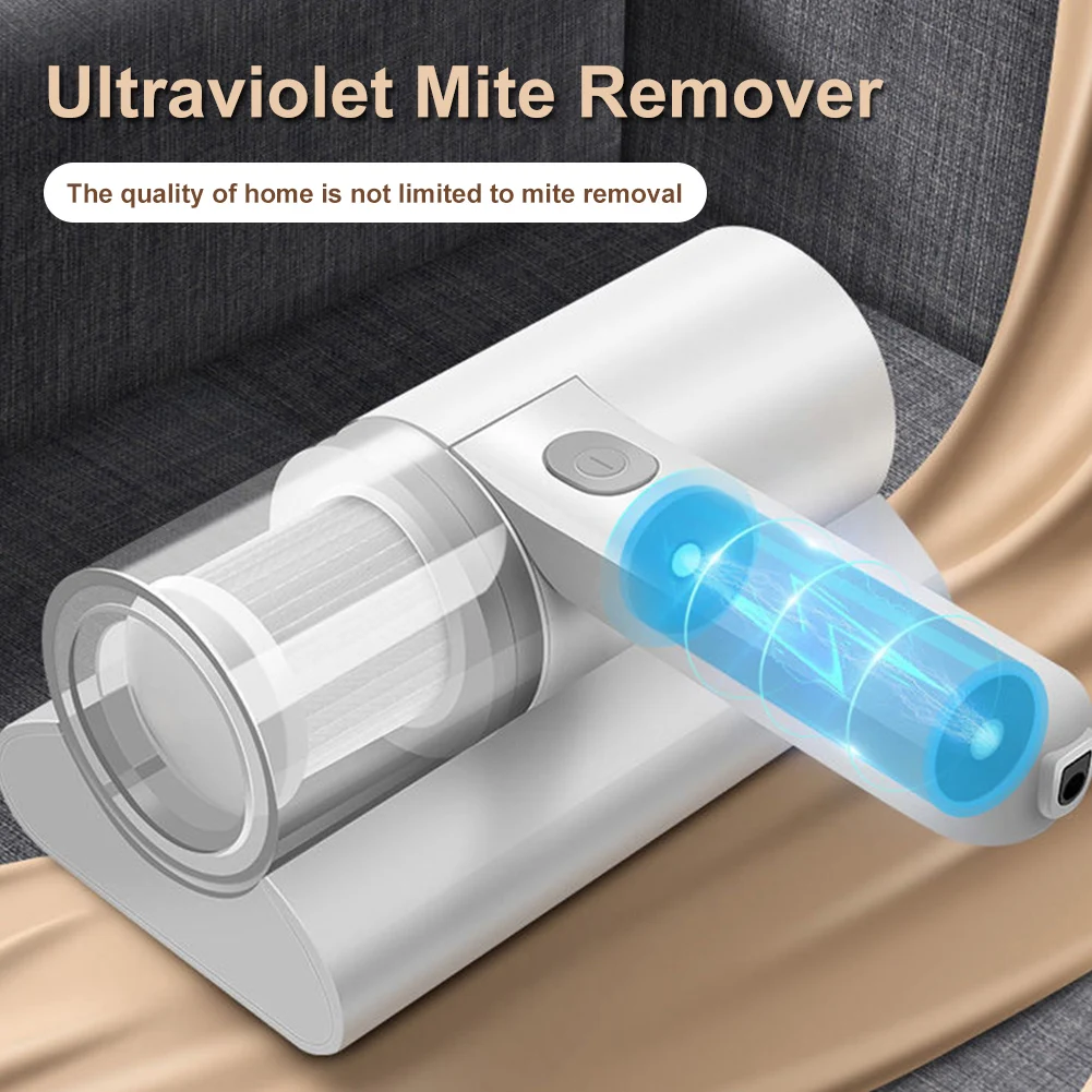 

Vacuum Cleaner Handheld Mite Removal Machine UV 10kPA Cordless Mite Removal Instrument Cleaning Machine For Bed Pillows Carpets