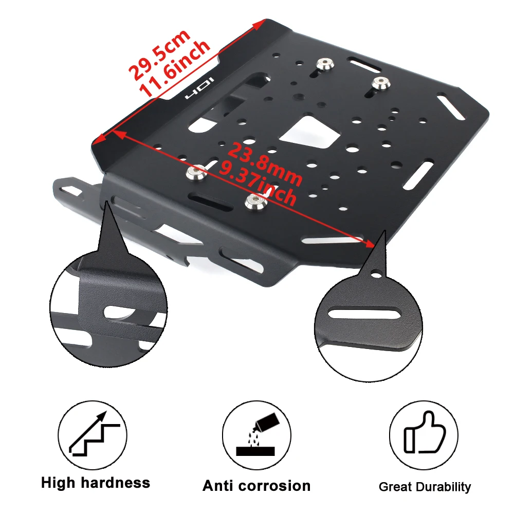 Задний багажник для мотоцикла грузовая стойка держатель полки Husqvarna Svartpilen 250/401