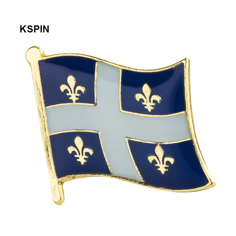 

QUEBEC Flag Badge Flag Laple Pin Badges Flag Brooch