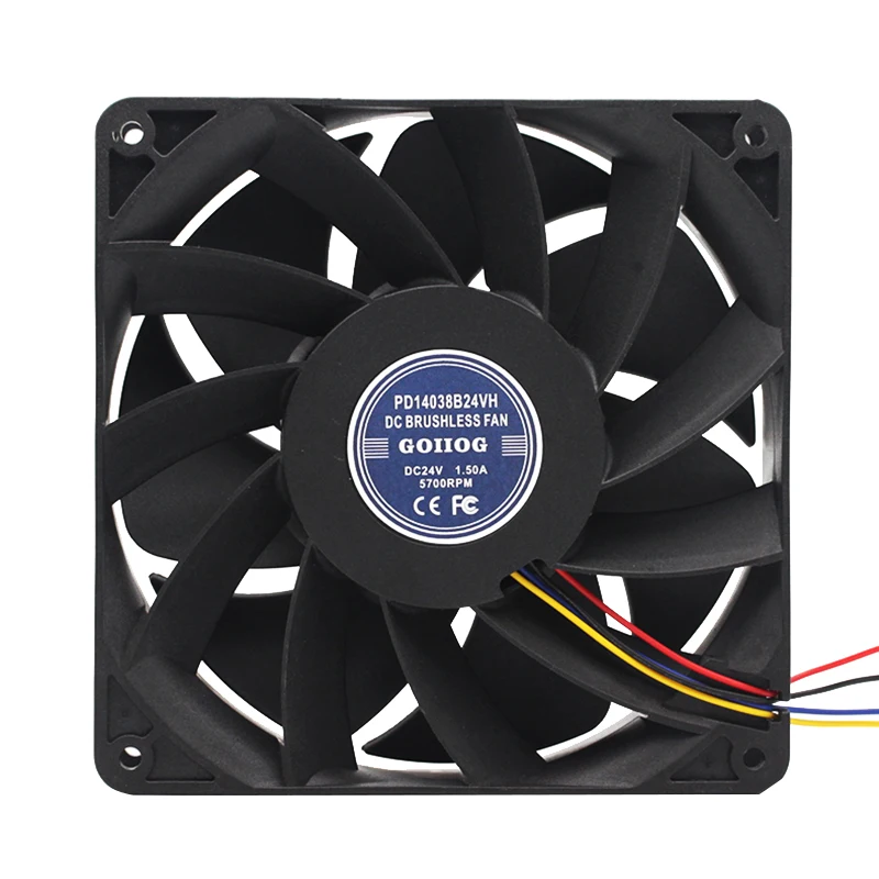 24 В постоянного тока 1 А 5 14038 14 см инверторный охлаждающий вентилятор