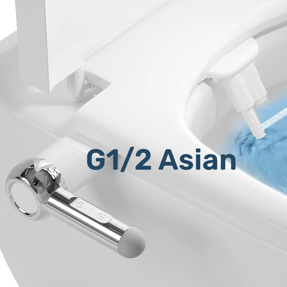 Портативная насадка для биде Wower, двойная, регулируемое давление