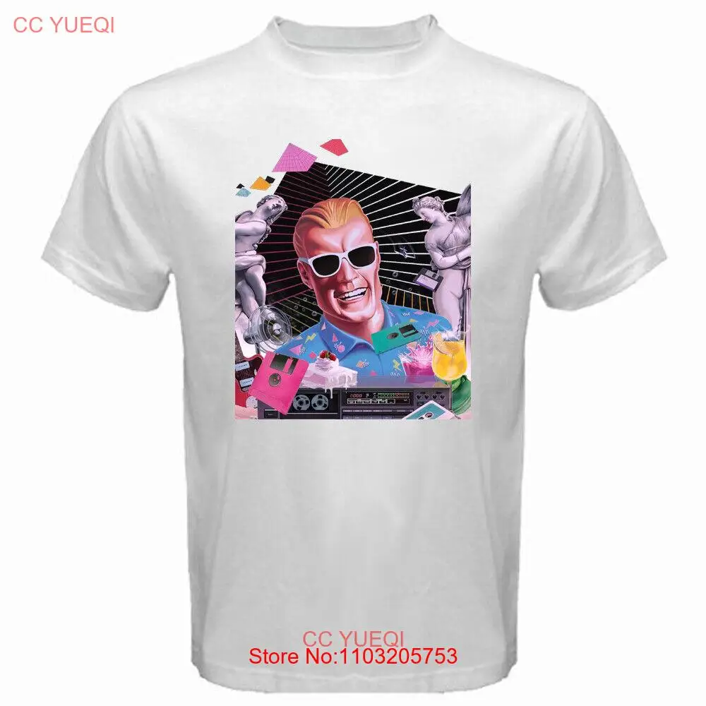 Мужская футболка в стиле ретро Max Headroom белая размеры от S до 5XL