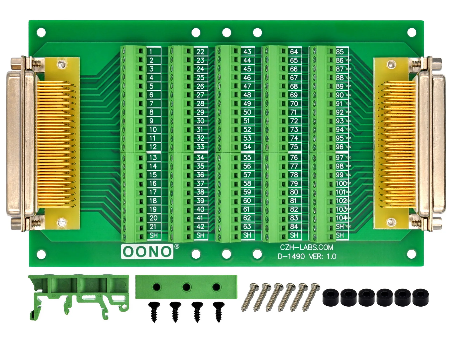 

DSUB DB104HD Male/Female Header Breakout Board, D-SUB Breakout Moudle