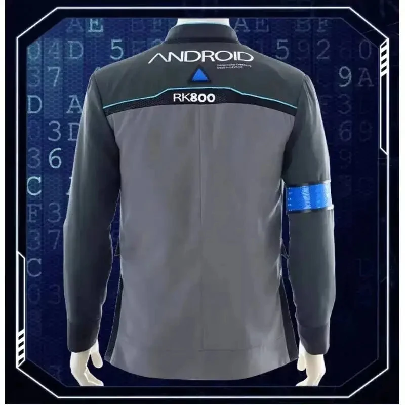 Новый костюм агента Connor RK800 из игры Detroit: Become Human, униформа KARA AX400 для косплея, облегающий костюм. (art.: 3920db3600eb3) - 3920db3600eb3