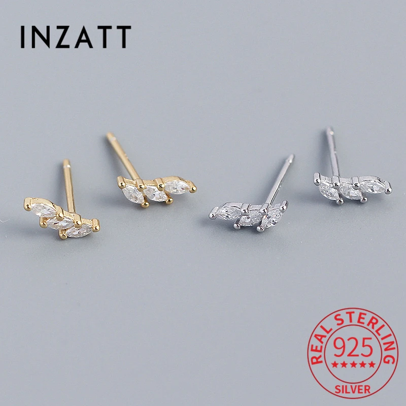 

Женские серьги-гвоздики из серебра 925 пробы с фианитом