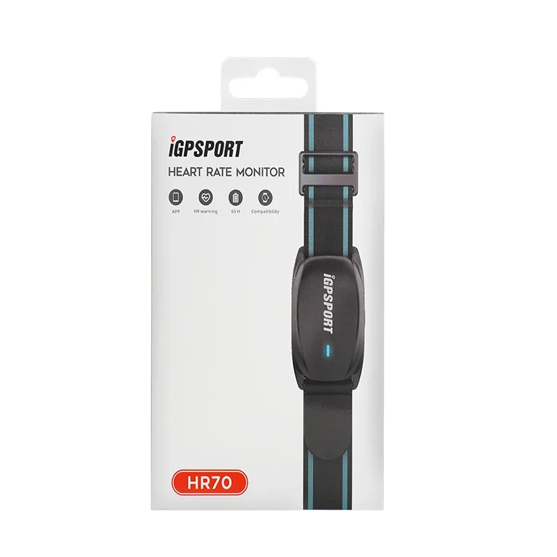 Фото Датчик частоты сердечных сокращений IGPSPORT HR70 для велоспорта с поддержкой ANT+, совместимый с Bryton, iGPSPORT, Garmin, XOSS №4