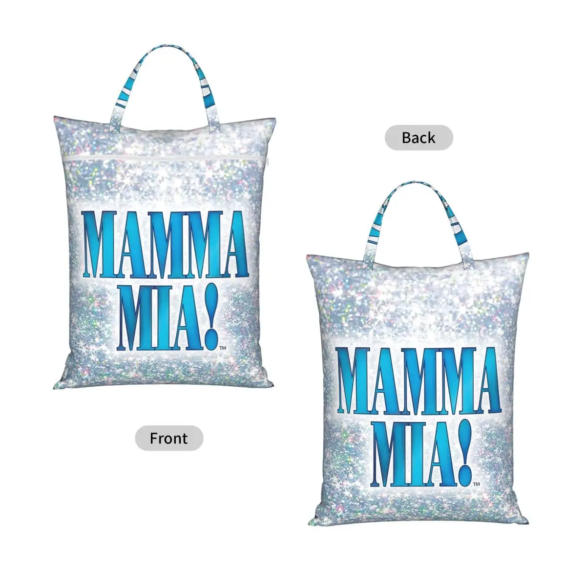 Фото Сумка для белья Mamma Mia 2: водонепроницаемая, многоразовая, для грязной одежды, для спортзала, йоги, отпуска, корзина для стирки