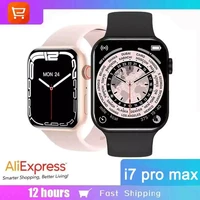 2022 new i7 pro max smartwatch iwo14 series 7 bt call heart rate waterproof smart watch men women pk x8 max w27 pro dt7 max
