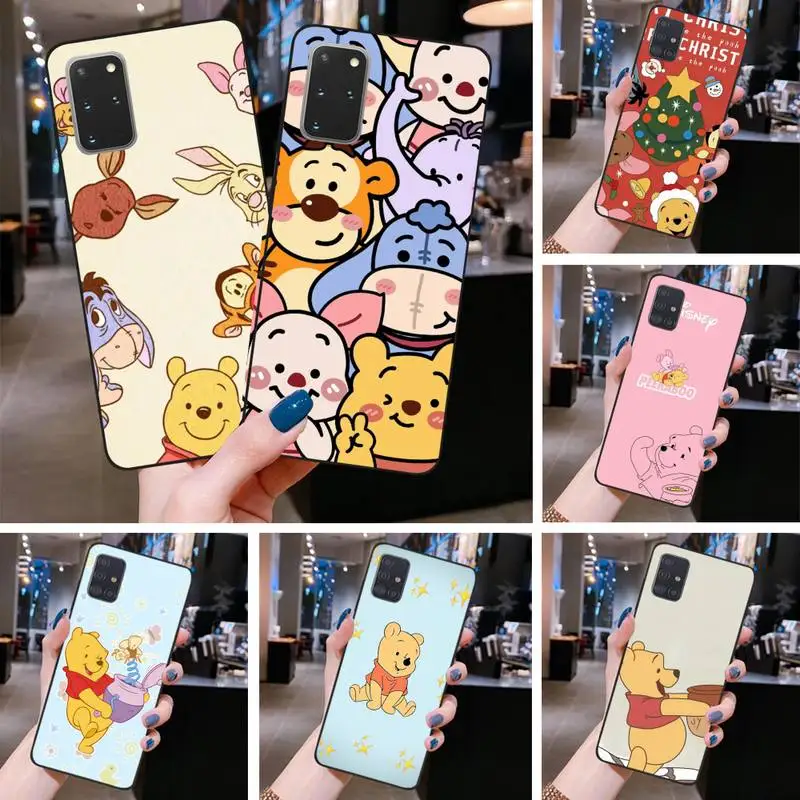

Disney Cute Winnie The Pooh Bear Phone Case For Samsung Galaxy S22 S21 Plus Ultra S20 FE S9 plus S10 5G lite 2020
