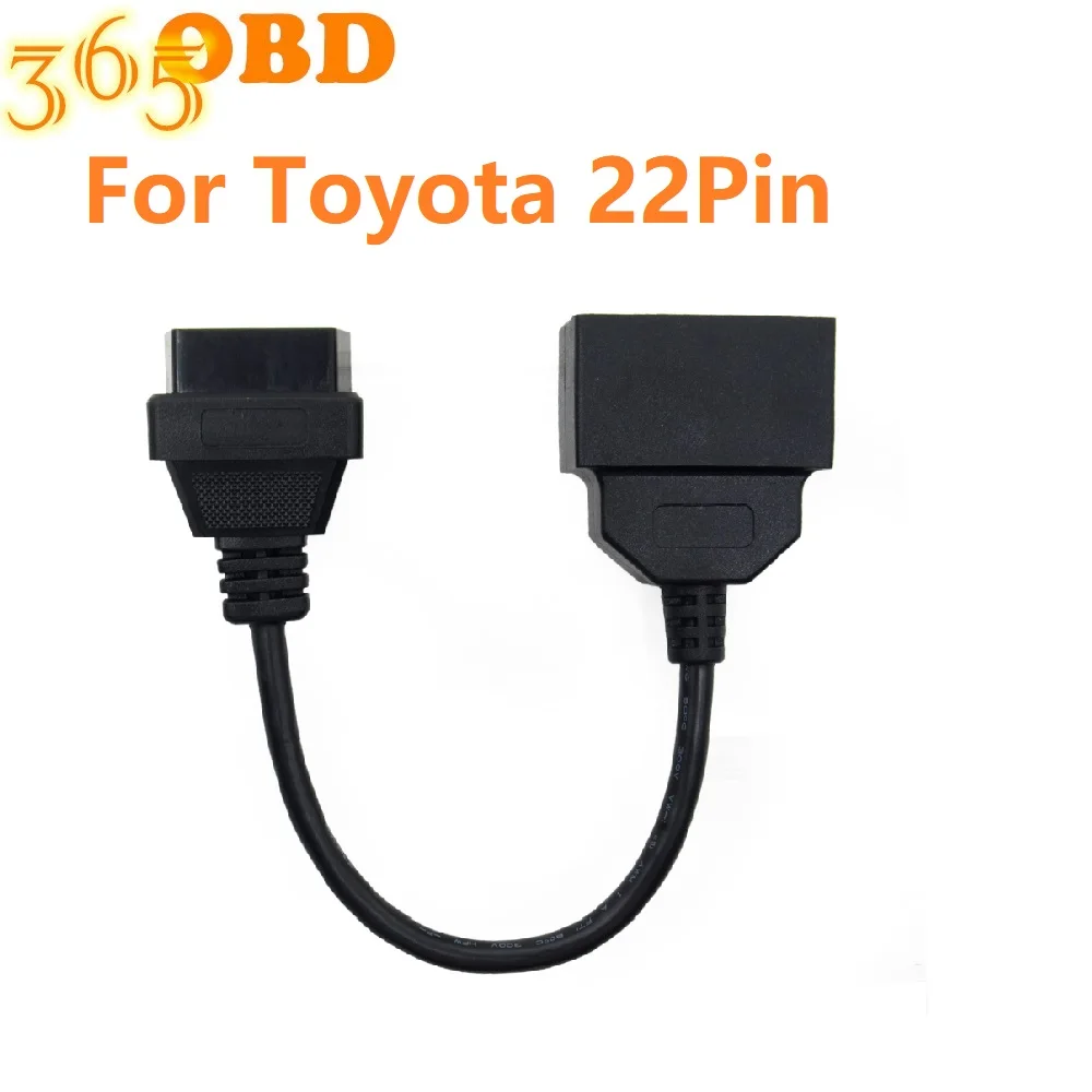 Диагностический коннектор OBD2 переходник с 22 на 16 контактов для Toyota 10 шт. |