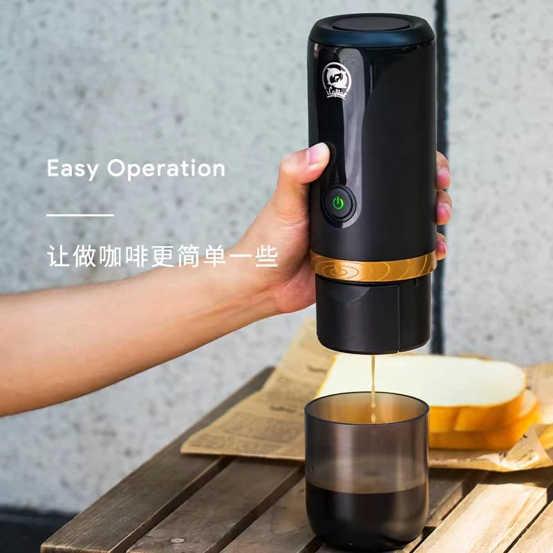 

Portable Espresso Coffee Machine Home Appliances DC12V Expresso Coffee Maker Fit Nexpresso Dolce Pod Capsule Coffee Powder H4