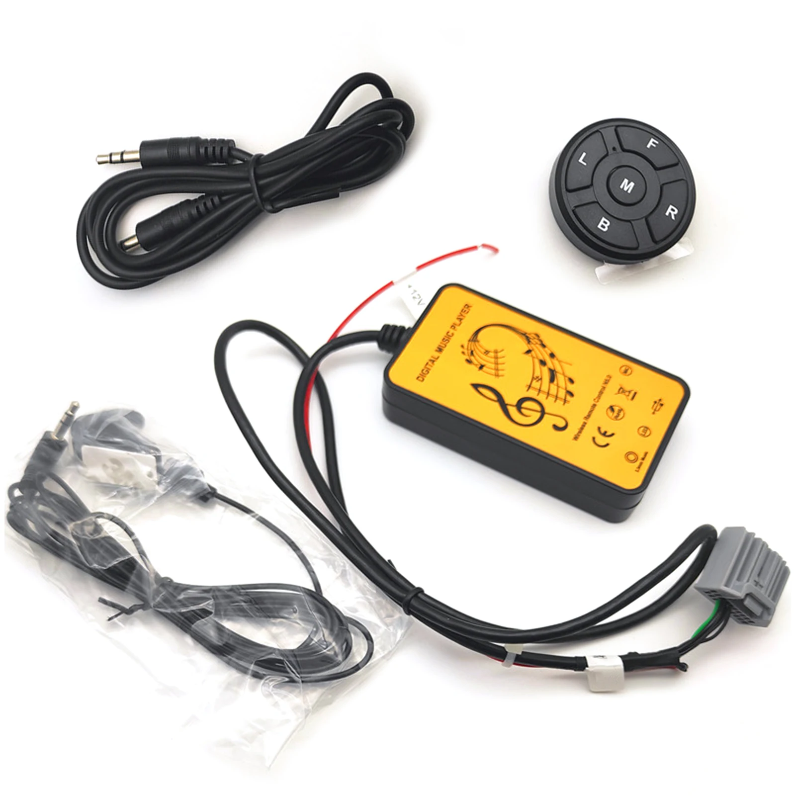 

12V Wireless Wireless Audio RCA MP3 WMA Decoding Board Car Audio MP3 Player USB TF FM Audio Decoding Radio Module For Car