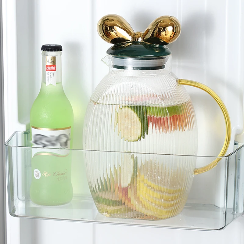 

Кувшин для холодной воды, кувшин для сока, кувшин для холодной воды, стакан для холодной воды, стеклянный чайник, бытовой термостойкий кувши...