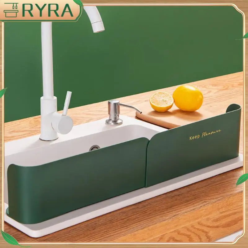 

Телескопическая перегородка для раковины с защитой от брызг