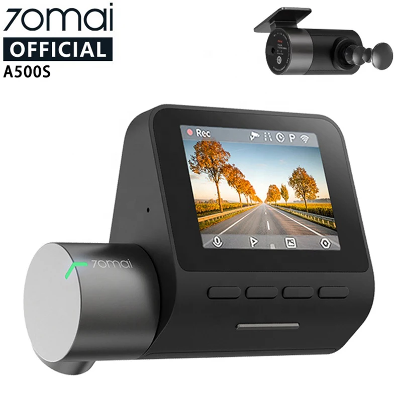 

Примечание: видеорегистратор 70mai Dash Cam Plus A500 не поддерживает заднюю камеру, эта функция только для 70mai Dash cam Plus + A500S.