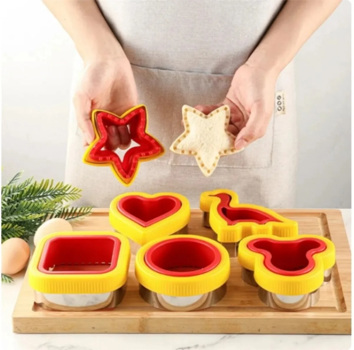 Сэндвич-формочки для детей с герметиком сделай сам форма печенья хлеба резак