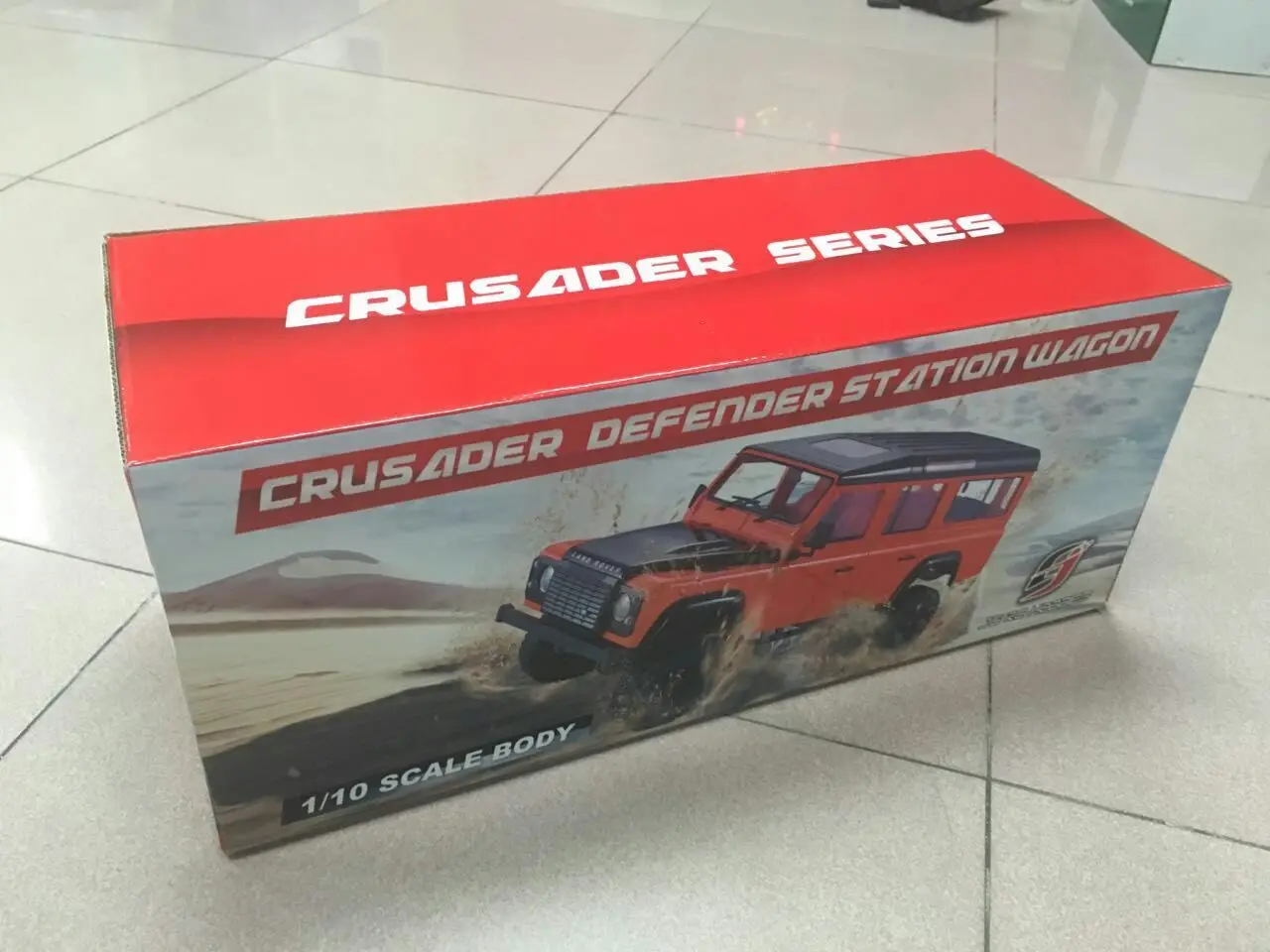 

US Stock Hercules 1/10 RC Crawler Remote Control Car Shell 275MM WB Outdoor Toys For Boy Gift Land Rover Defender D110