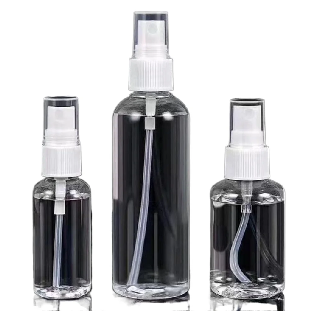 

Wholesale 50PCS 10ml 20ml 50ml Portable Travel Perfume Bottle Spray Bottles Sample Empty Containers Atomizer Bottle Alcohol 4#