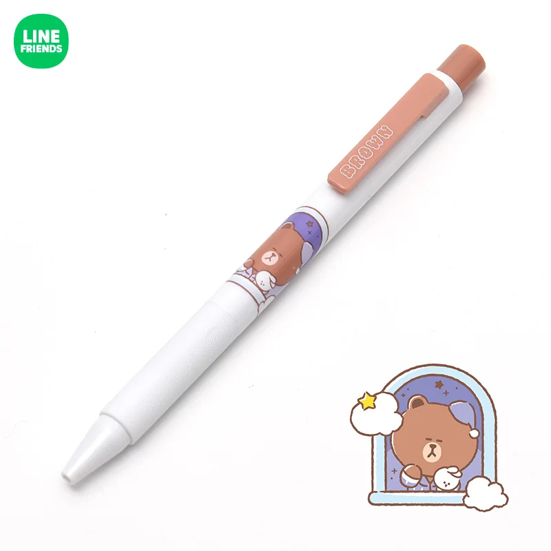 

Line Friends коричневый медведь Милая мечта искусственная мультяшная аниме персонаж персонажа кавайная водная ручка офисные Детские канцелярск...