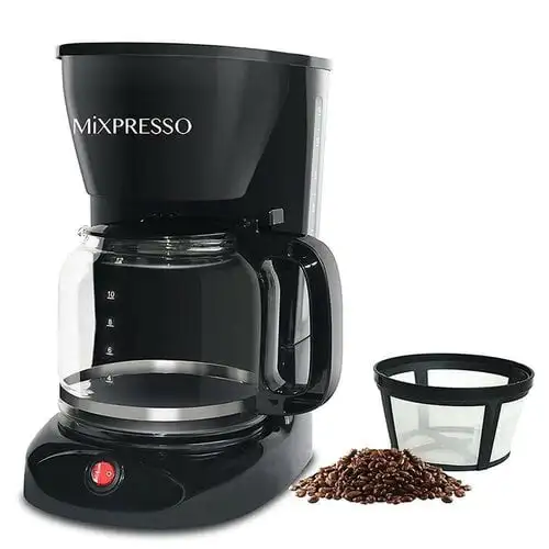 

12 Cup Coffee Maker, With Auto Keep Warm Function, Black.