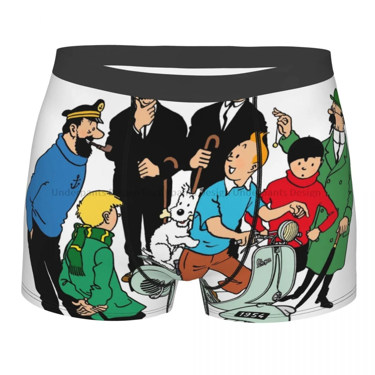 

Трусы-боксеры мужские с принтом «The Adventure of Tintin»