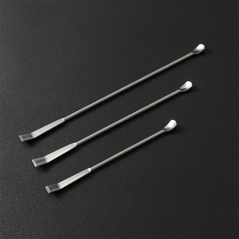 Ложка и скребок из нержавеющей стали с двойной головкой для эксперимента 10