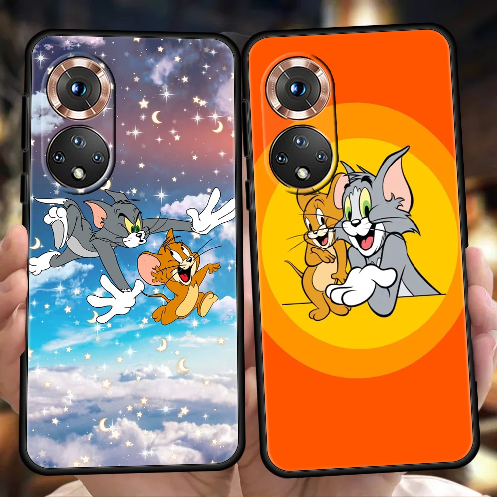 

Tom And Jerry Phone Case for Honor 8A 9X Pro 50 10i 20i 10 20 20S 9 8A 8S 8X 7A 5.7inch 7X Pro Lite Shockproof Soft Cover Fundas