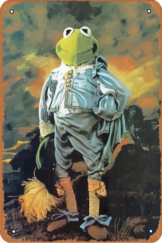 Винтажные плакаты Кермита Ретро металлические знаки Винтажный настенный декор