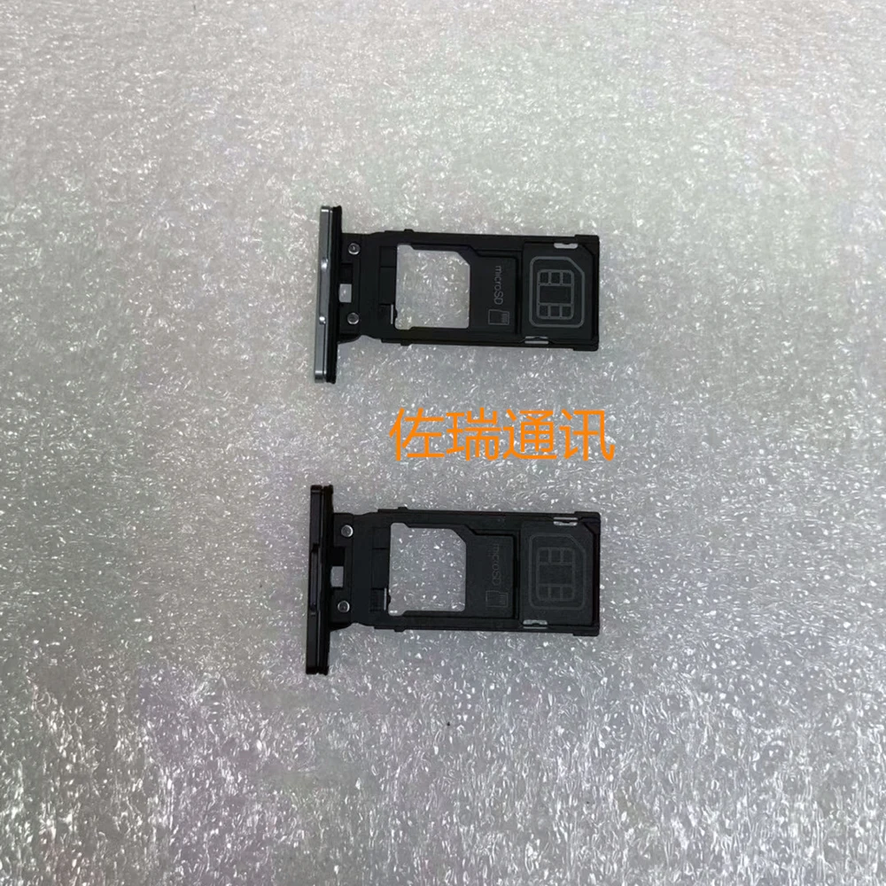 Dual&Single SIM Card Tray For Sony Xperia XZ2 Premium H8116 H8166 SOV38 Flex Cable SD Holder Slot