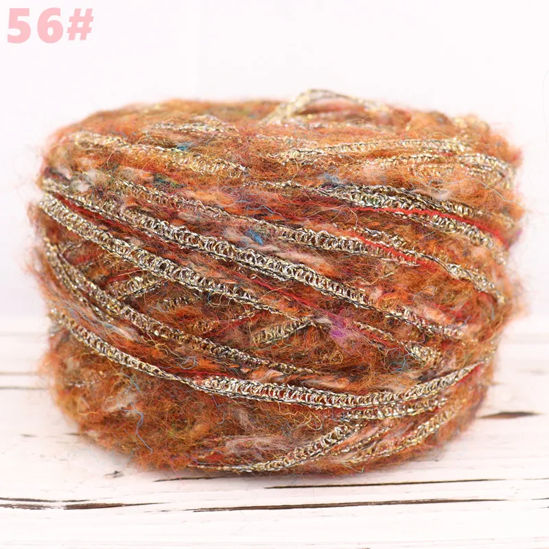 Яркая шелковая пряжа из ангоры для ручного вязания тонкая вязаная рубашка