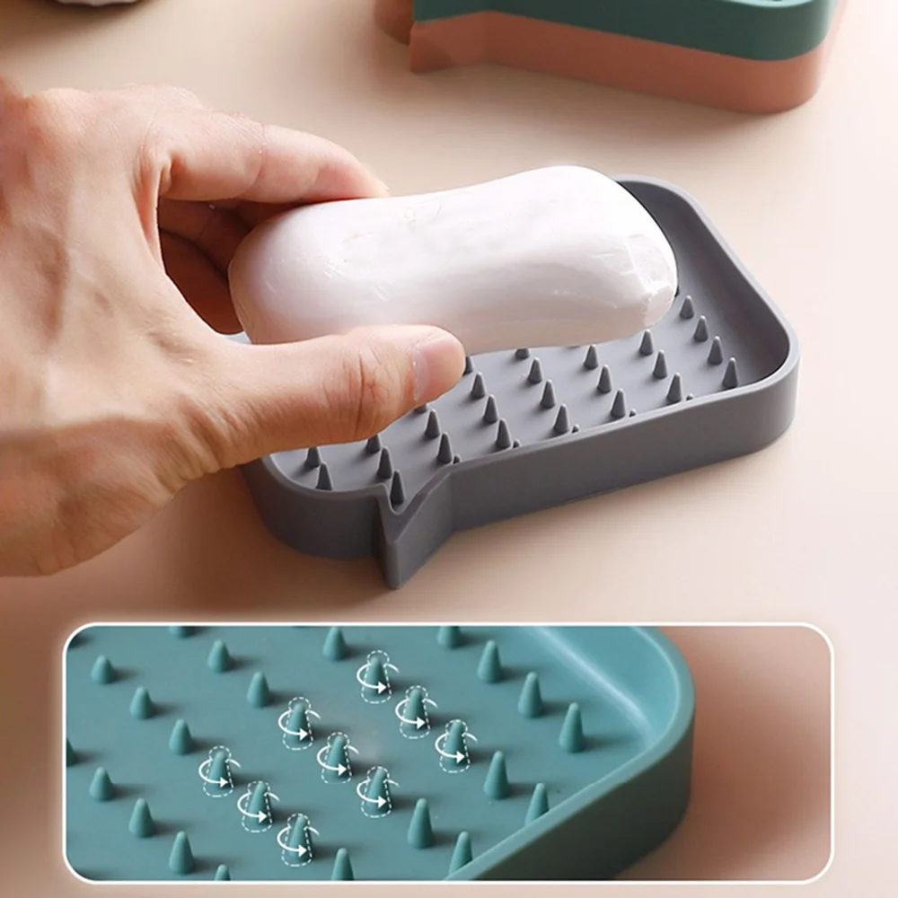 

2 в 1, силиконовый держатель для мыла и мыла