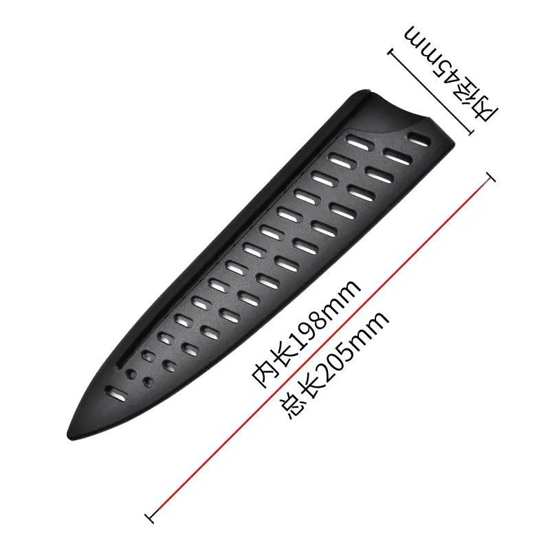

Чехлы для ножей MOONBIFFY, черные, пластик