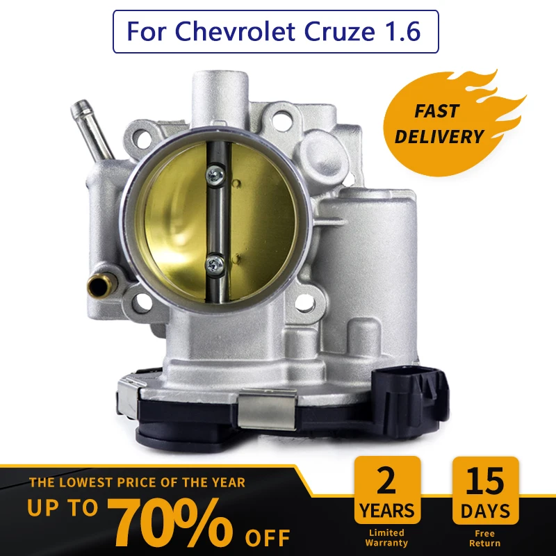 

Корпус дроссельной заслонки для двигателя Chevrolet Cruze 1,6 LXT 109 hp F14 F16 D3 L2W 09-16, дроссельная заслонка 96817600 0280750494 0280750562